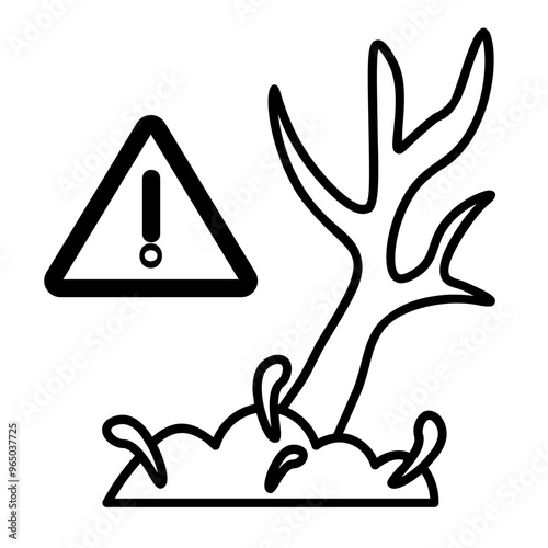 dry Line Icon
