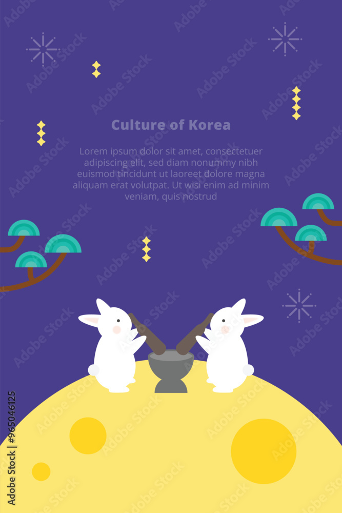 Obraz premium Korean traditional background