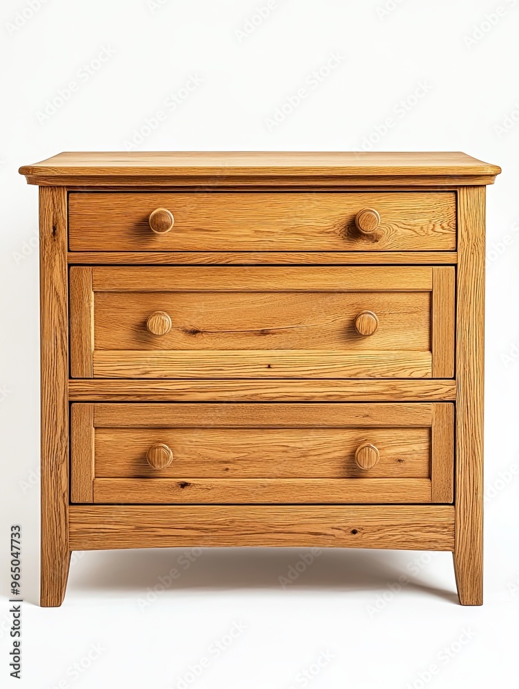 Dresser isolated on white background AI Generated Dresser isolated on white background AI Generated