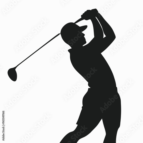 free vector golf player design

