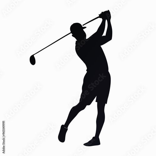 free vector golf player design

