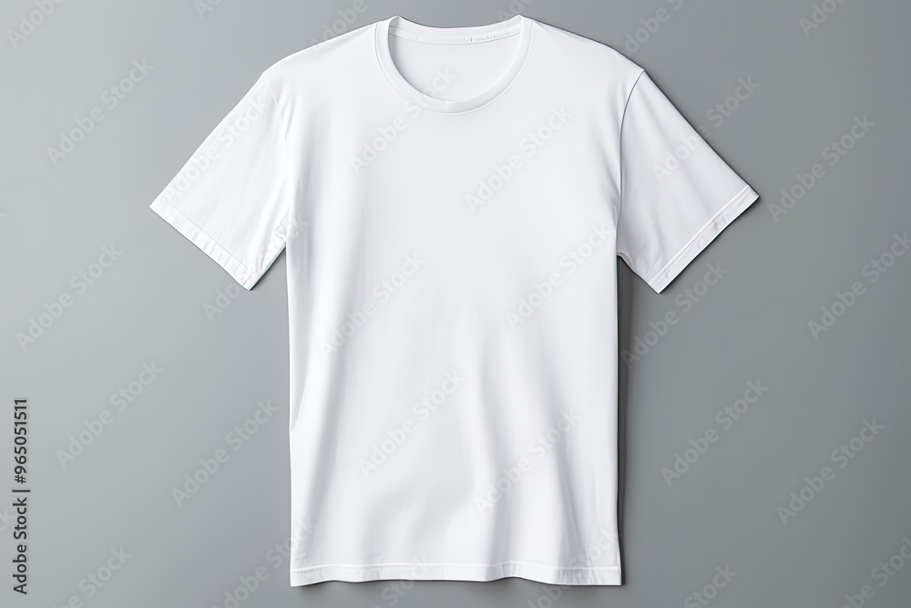 plain white t-shirt isolated, one color background with generative ai plain white t-shirt isolated, one color background with generative ai