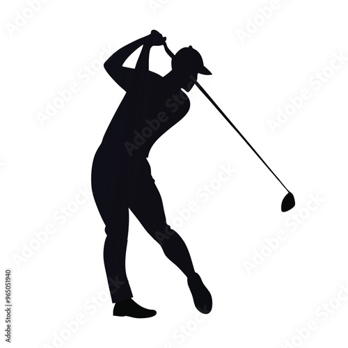 free vector golf player design

