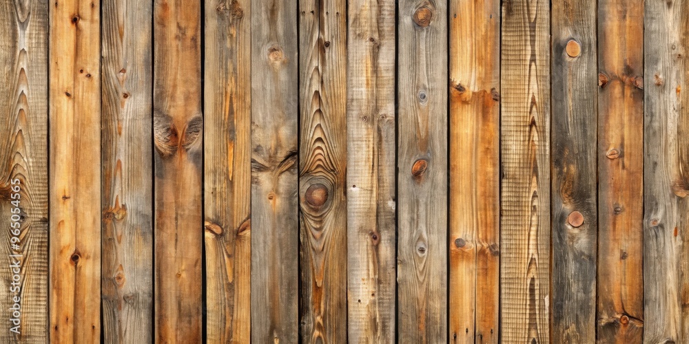 Fototapeta premium Seamless texture of weathered old wooden fence panels , weathered, aged, rustic, texture, background, fencing, vintage, wood