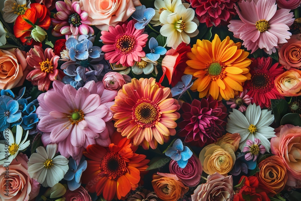 Floral Radiance Vibrant Flowers in Full Display Floral Radiance Vibrant Flowers in Full Display