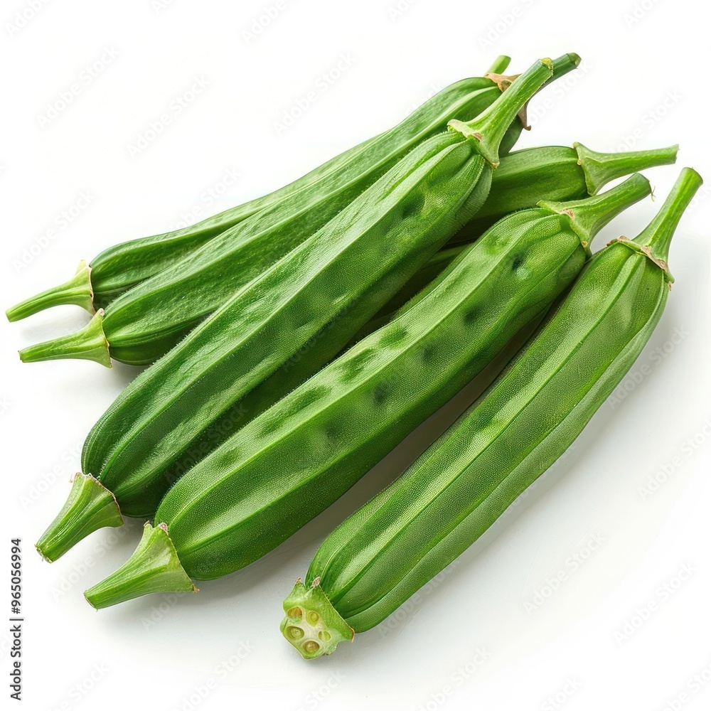Fresh green cucumber bunches for sale.
