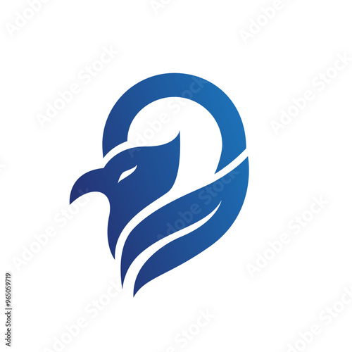 Bird and leaf logo for nature lovers community