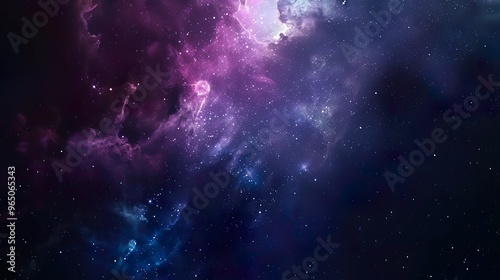 Vector_illustration_galaxy_night_sky_Space_background