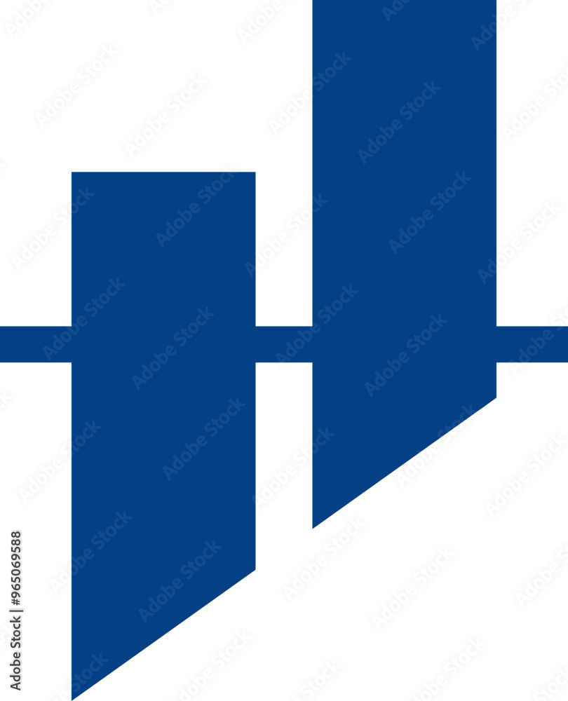 Fototapeta premium Initial Letter H Logo