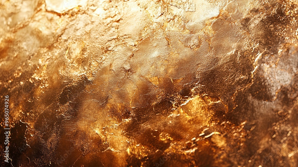 Abstract Gold Texture with Light Reflections Abstract Gold Texture with Light Reflections
