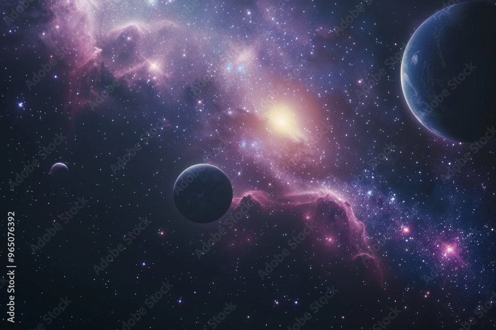 Obraz premium Beautiful Outer Space View