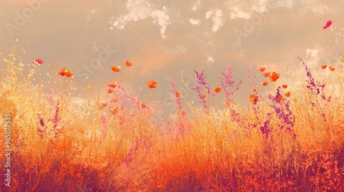 field of flowers