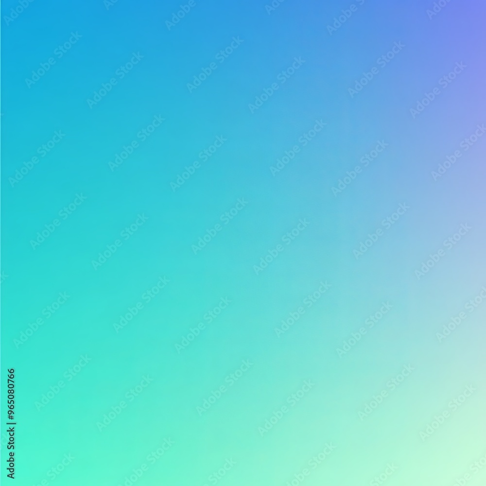 Gradient colorful seamless background texture. Azure blue and green color mesh backdrop, horizontal wide banner of pastel bright colors