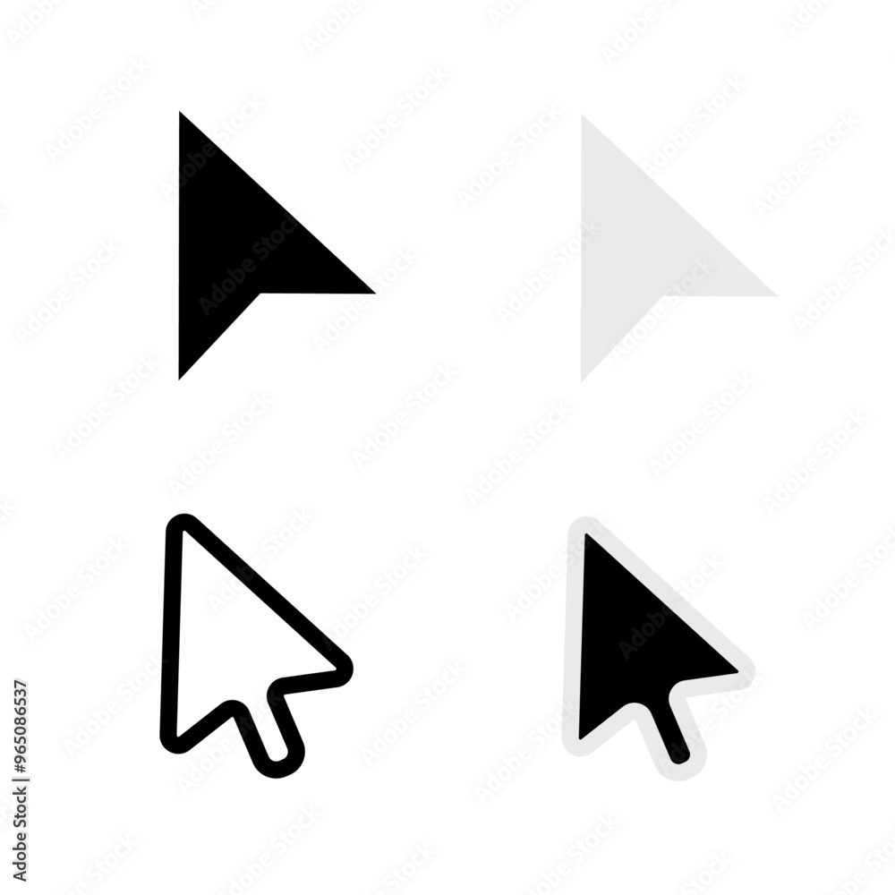 Mouse cursor icon stock vector Mouse cursor icon stock vector