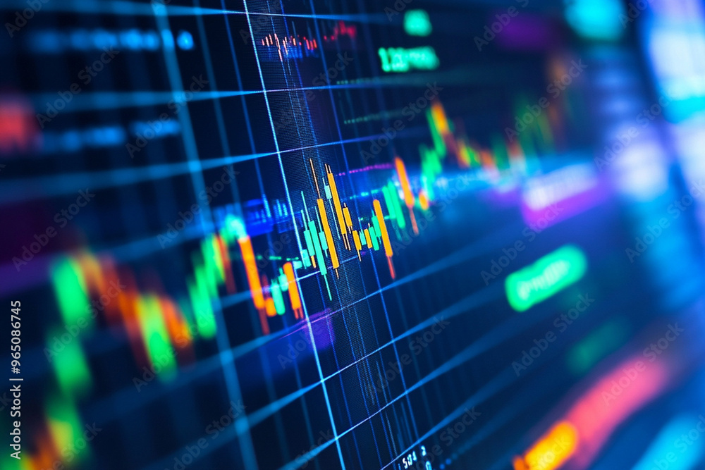 stock market charts, business. stock market charts, business.