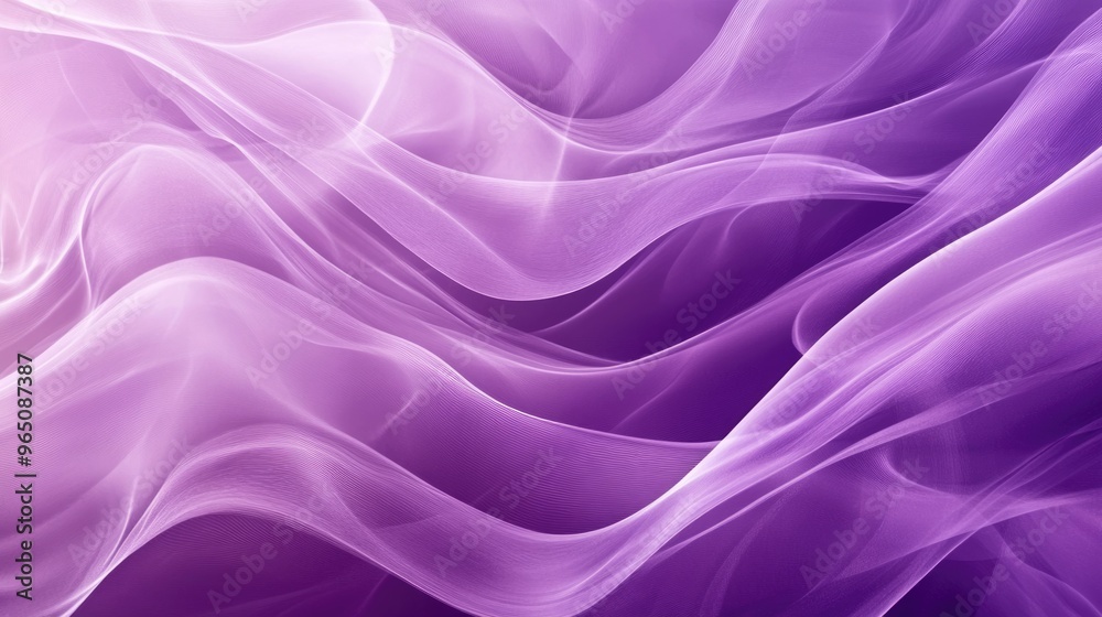 Purple Abstract Flow - Modern Design with Smooth Wave Pattern and Gradient Colors Purple Abstract Flow - Modern Design with Smooth Wave Pattern and Gradient Colors