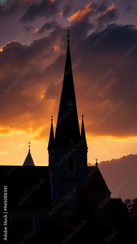 Fototapeta premium Breathtaking Cathedral Amidst Scenic Surroundings