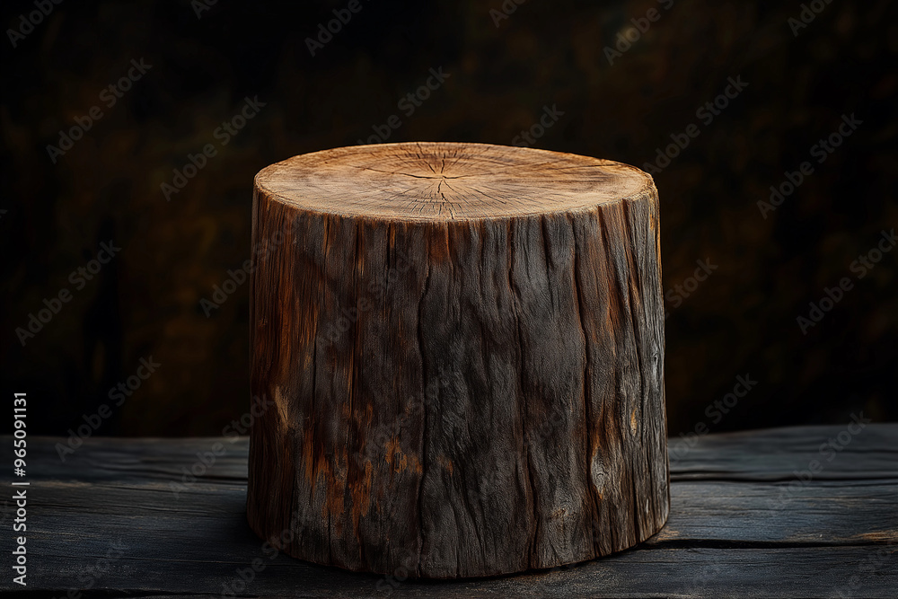podium tree piece of wood product presentation in nature podium tree piece of wood product presentation in nature