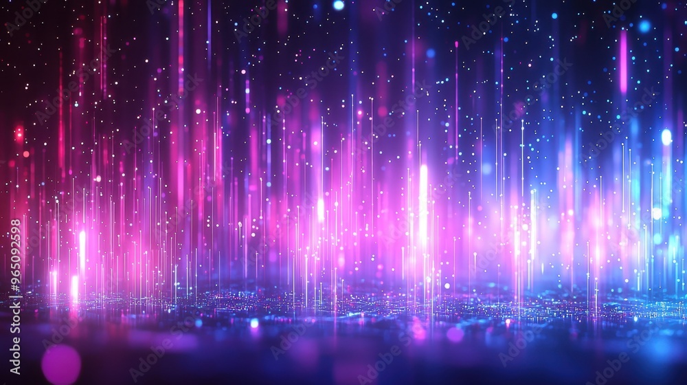 Ethereal Blue and Purple Technology Lines Gradient Background Ethereal Blue and Purple Technology Lines Gradient Background