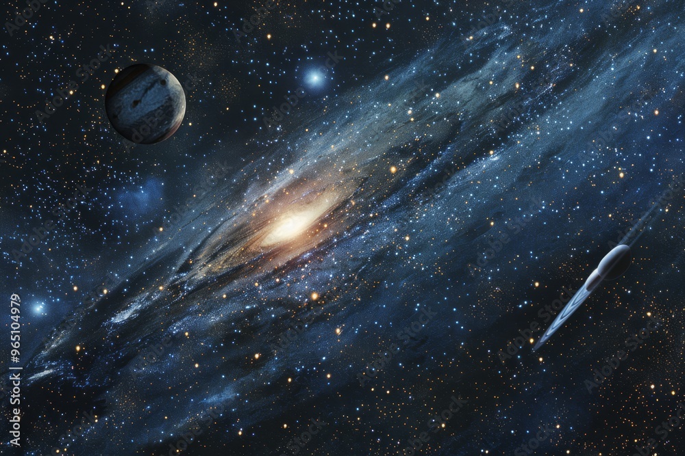 Fototapeta premium Beautiful Outer Space View