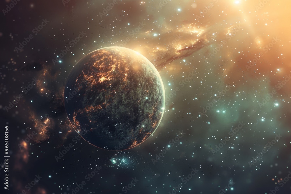 Obraz premium Beautiful Outer Space View