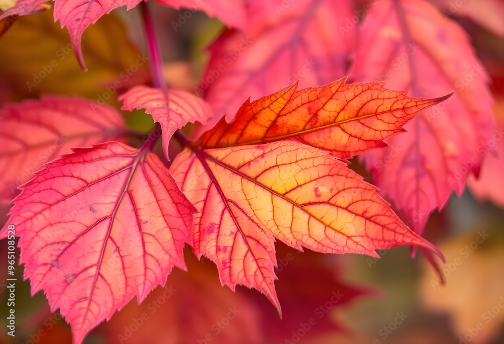 Autumn leaves in vibrant shades of red, orange, and yellow. Autumn leaves in vibrant shades of red, orange, and yellow.