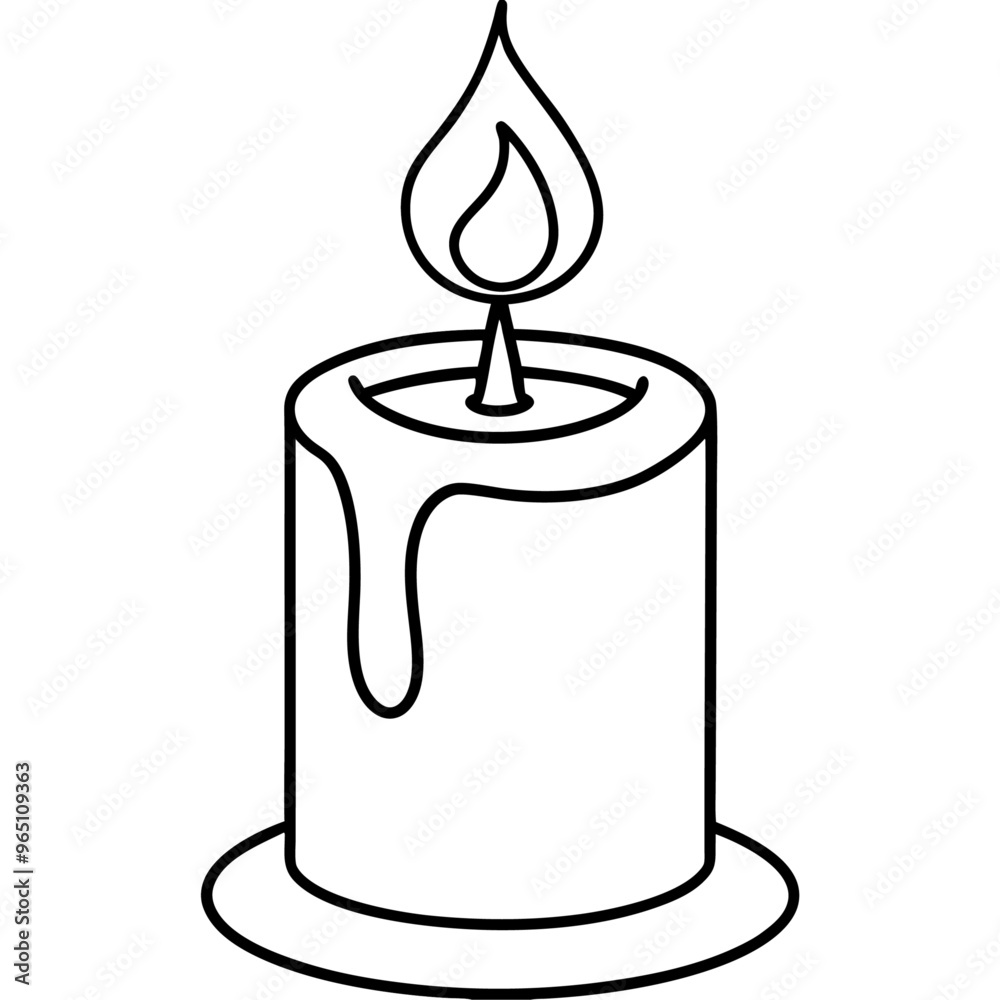 candle outline coloring book page line art illustration digital drawing
candle outline coloring book page line art illustration digital drawing