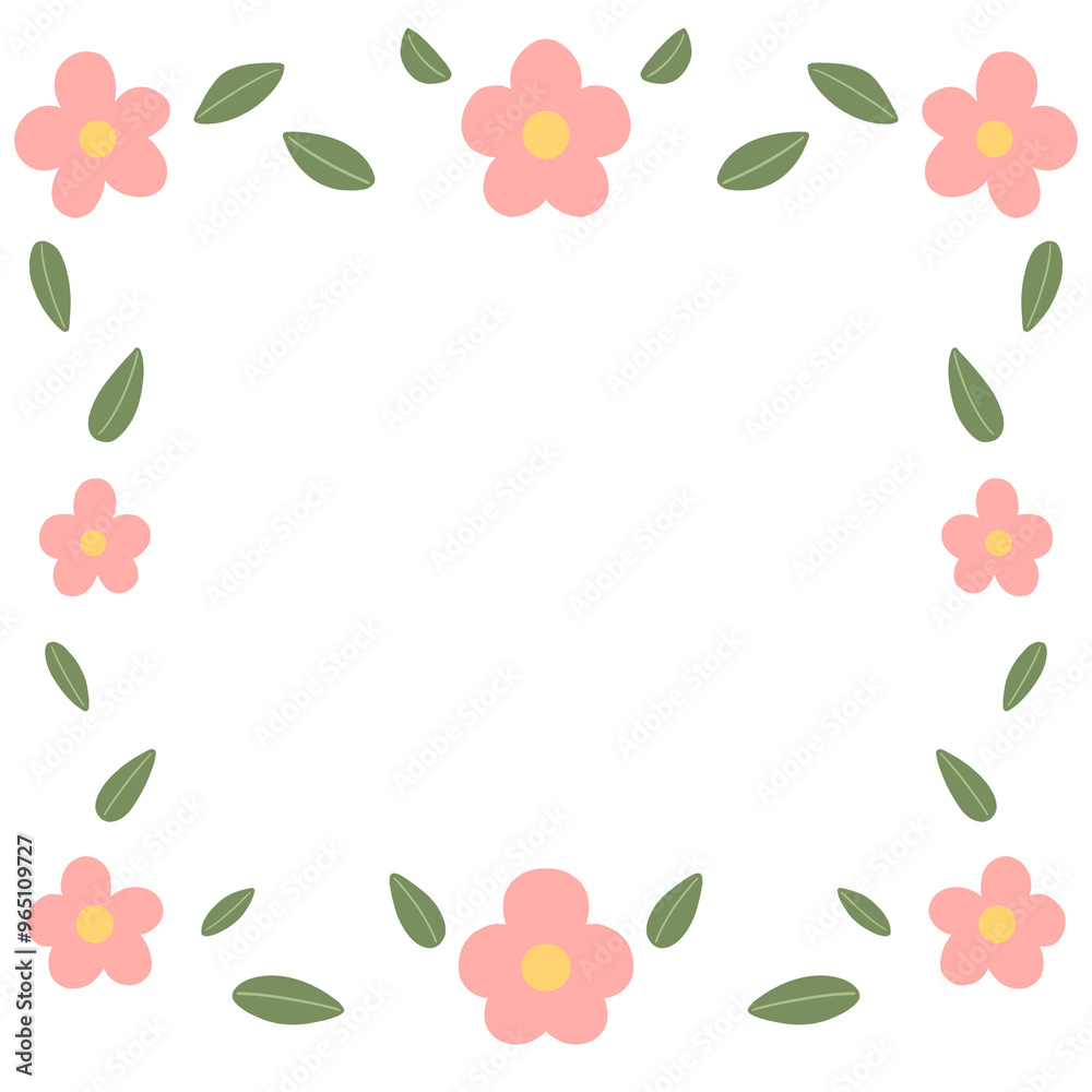 a flower border on a transparent background a flower border on a transparent background