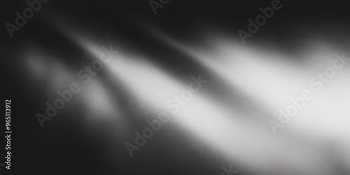 Black and white abstract background, blurred radial gradient, ethereal smoky texture, cinematic moody ambiance, futuristic atmosphere, dramatic lighting, soft focus