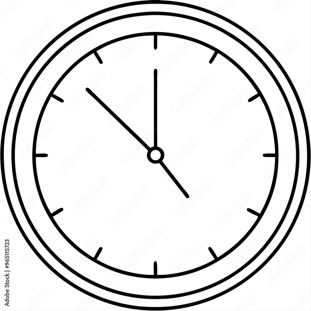clock outline coloring book page line art illustration digital drawing
clock outline coloring book page line art illustration digital drawing