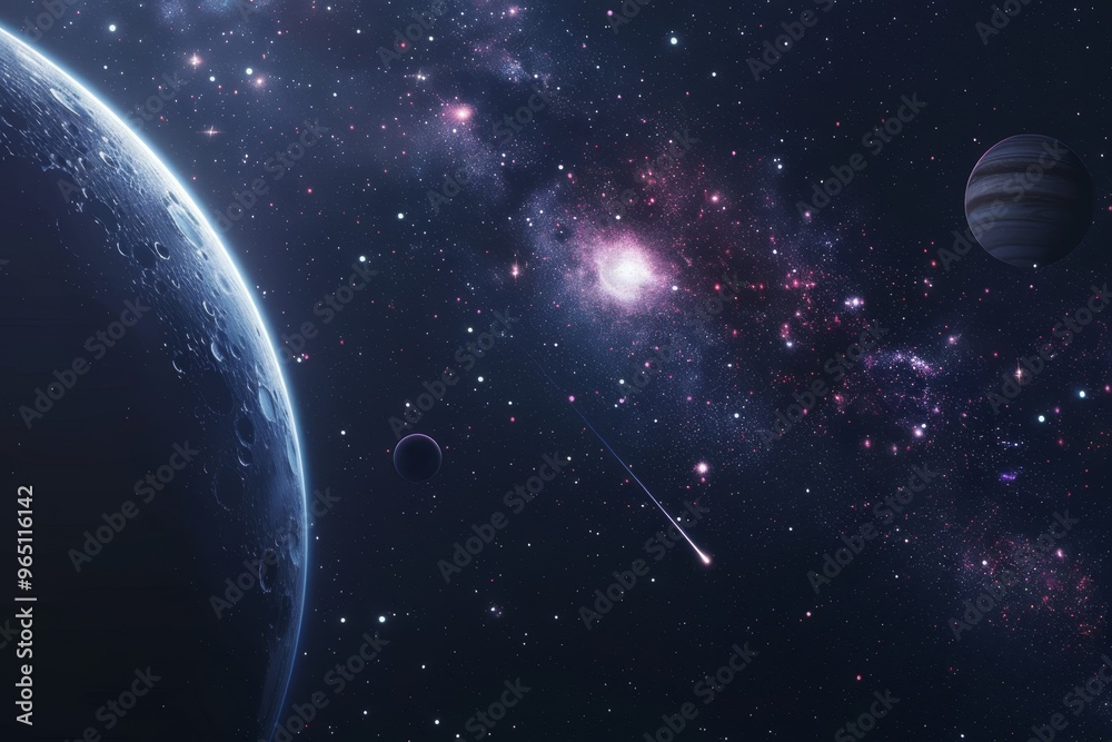 Obraz premium Beautiful Outer Space View