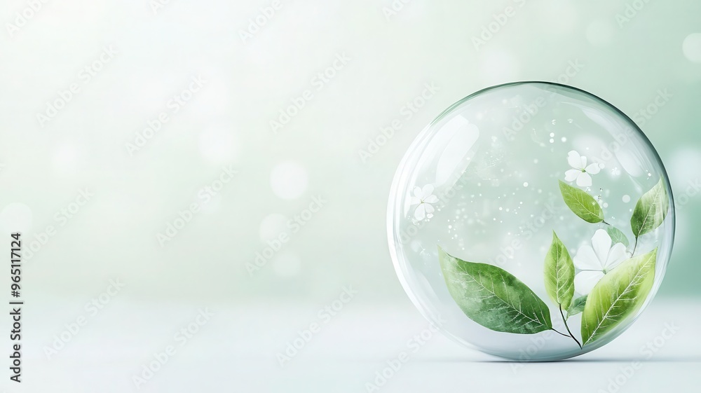 Bubble speech with hand-painted floral patterns, nature theme, bubble speech, organic communication concept Bubble speech with hand-painted floral patterns, nature theme, bubble speech, organic communication concept