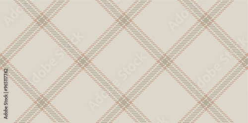 Vector checkered pattern. Tartan, textured seamless twill for flannel shirts, duvet covers, other autumn winter textile mills. Vector Format