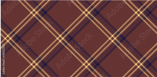 Vector checkered pattern. Tartan, textured seamless twill for flannel shirts, duvet covers, other autumn winter textile mills. Vector Format