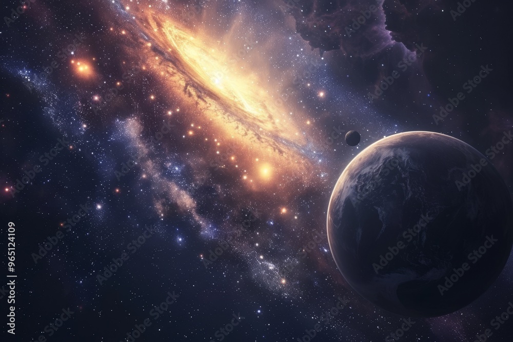 Obraz premium Beautiful Outer Space View