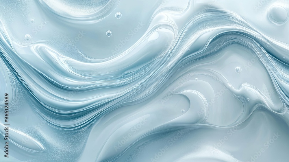 Abstract Swirling Liquid with Air Bubbles Abstract Swirling Liquid with Air Bubbles