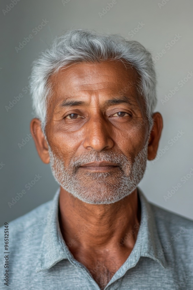 Example of passport photo of person with neutral expression Example of passport photo of person with neutral expression