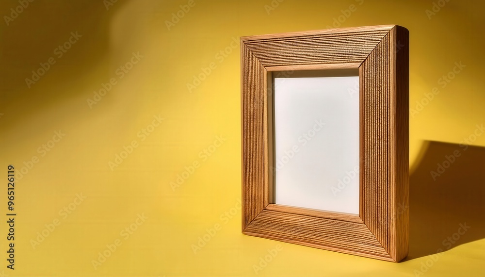 Golden Wood Frame Mockup Golden Wood Frame Mockup
