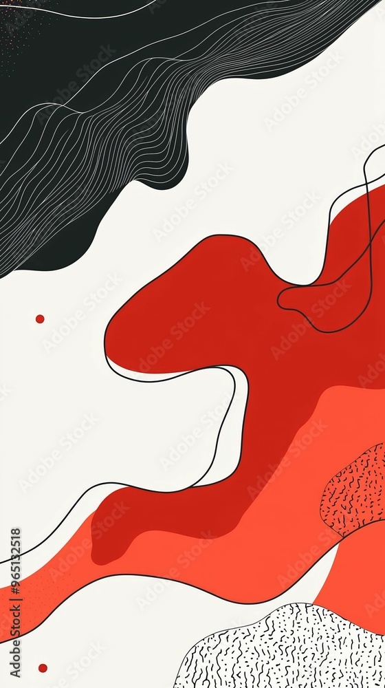 A captivating abstract wallpaper showcases a blend of red hues and flowing lines, creating a dynamic design perfect for an autumn art exhibition or event A captivating abstract wallpaper showcases a blend of red hues and flowing lines, creating a dynamic design perfect for an autumn art exhibition or event