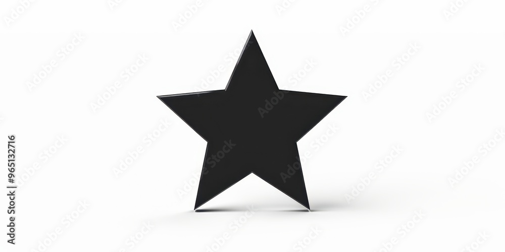 Simple dark silhouette of a star icon for bookmarking with a clean white background ideal for web design and user interfaces Simple dark silhouette of a star icon for bookmarking with a clean white background ideal for web design and user interfaces