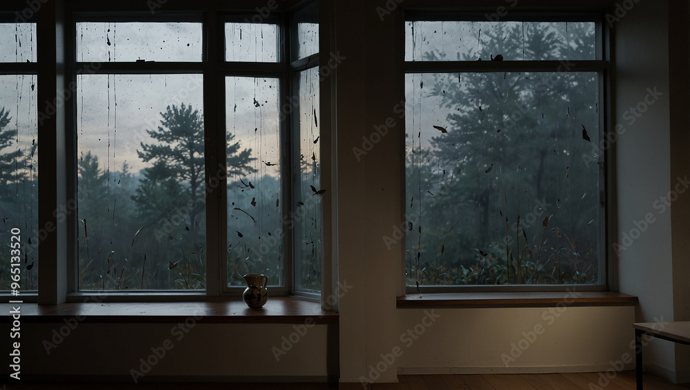 Fototapeta premium window in the dark