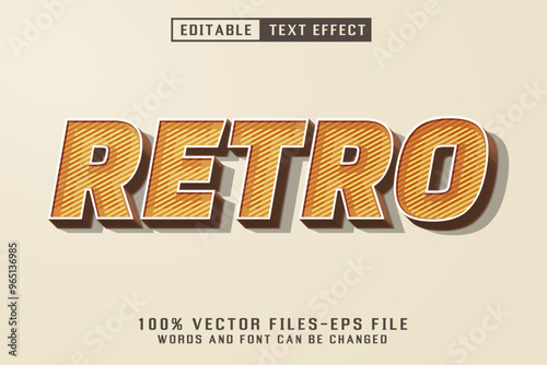Retro Editable Text Effect