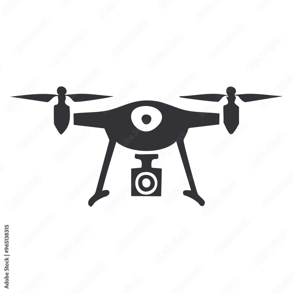 Drone icon. Flat illustration of drone vector icon for web design Drone icon. Flat illustration of drone vector icon for web design