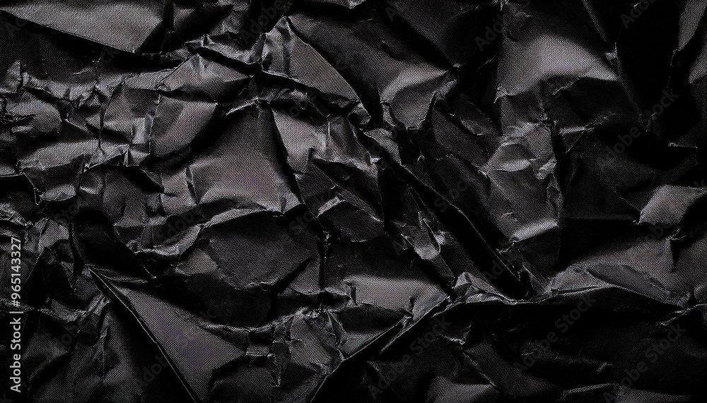 Black crumpled and creased paper poster grunge texture background Black crumpled and creased paper poster grunge texture background