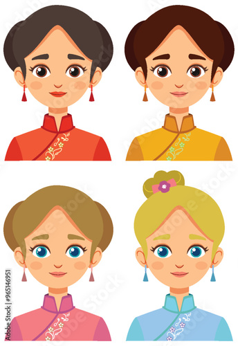 Traditional Chinese Female Avatars