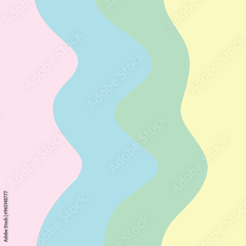 Abstract background from colored shaped lines