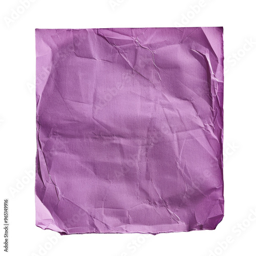 An Artistic Exploration of Crinkled Purple Paper Surrounded by Darkness, Evoking Creativity and Whimsy in Every Fold and Texture Present