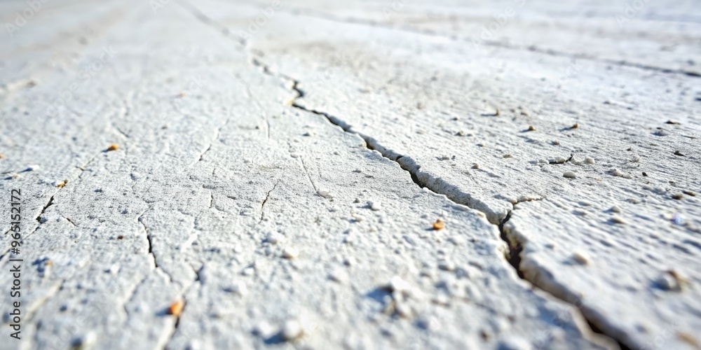 Cracked White Surface, Low Angle Perspective, Close-up Shot, Texture, Cracked, Surface, White Cracked White Surface, Low Angle Perspective, Close-up Shot, Texture, Cracked, Surface, White