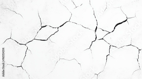 A worn black and white wall showcases cracks and textures, perfect for a spooky Halloween vibe or dark design project.