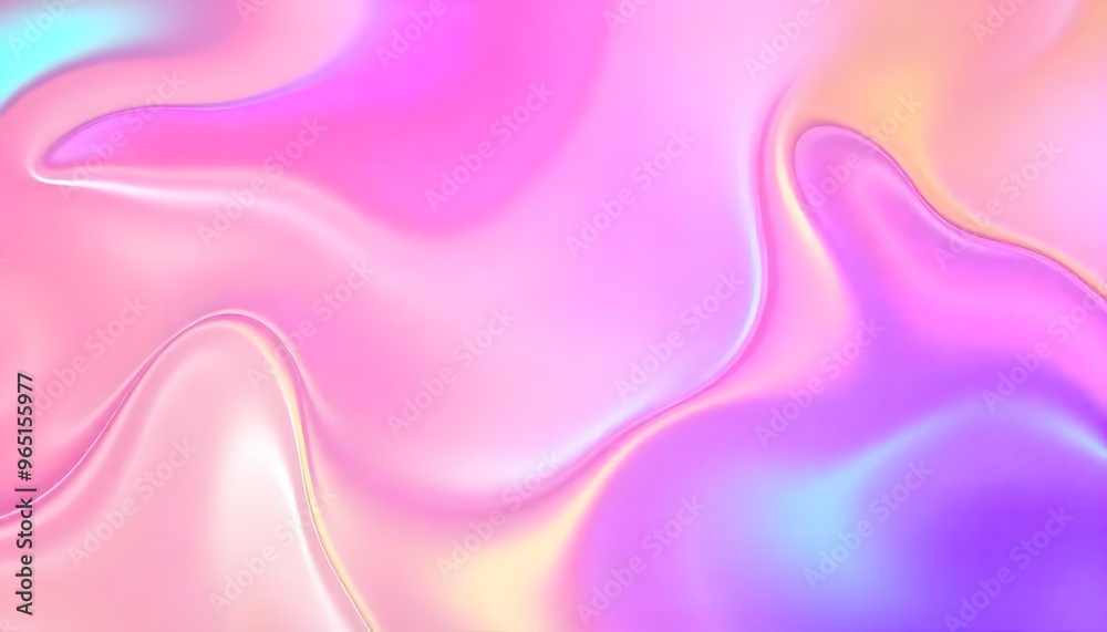 Obraz premium Colourful computer wallpaper Fluid Abstract hologram gradient background 